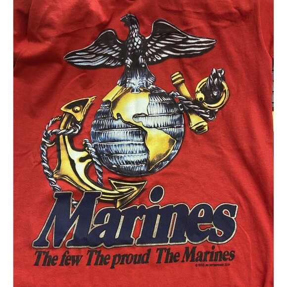 Rothco Marines The Few The Proud Mens M Red  T-Shirt - Picture 2 of 5